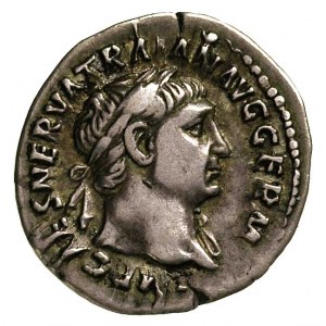 Trajan 98-117, denar, Aw: Głowa cesarza w prawo, Rw: Vi...