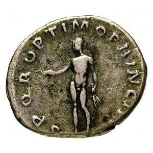 Trajan 98-117, denar, Aw: Głowa cesarza w prawo, Rw: St...