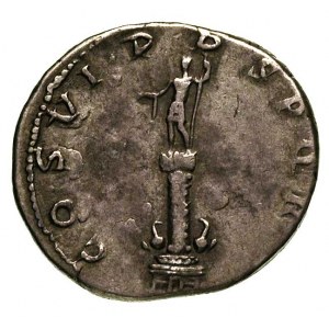 Trajan 98-117, denar, Aw: Głowa cesarza w prawo, Rw: Ko...