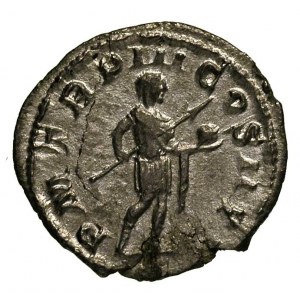 Gordian III 238-244, denar, Aw: Popiersie w prawo, Rw: ...