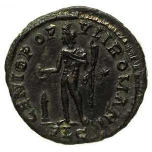 Konstancjusz I 293-306, folis, Aw: Popiersie w lewo, Rw...