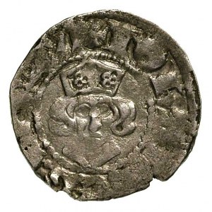 Johann I 1346-1373, örtug, Aw: Głowa biskupa w mitrze, ...