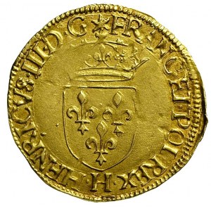 ecu d’or 1578, La Rochelle, Duplessy 1121 A, Fr. 386, z...