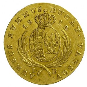 dukat 1812, Warszawa, Plage 117, Fr. 68, złoto 3.49 g