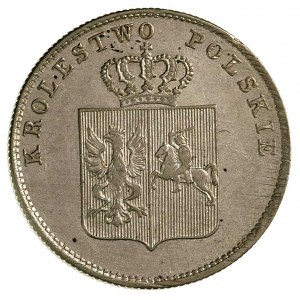 2 złote 1831, Warszawa, Plage 273, na rewersie minimaln...