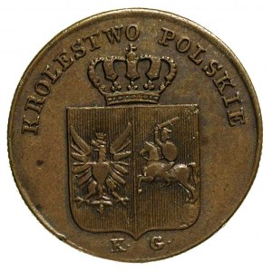 3 grosze 1831, Warszawa, łapy orła proste, Plage 282, p...