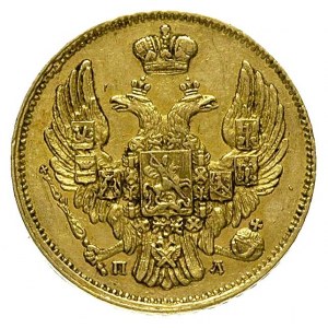 3 ruble = 20 złotych 1838, Petersburg, Plage 307, Bitki...