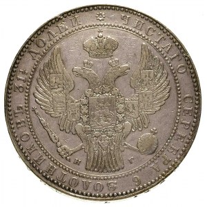 1 1/2 rubla = 10 złotych 1834, Petersburg, szeroka koro...