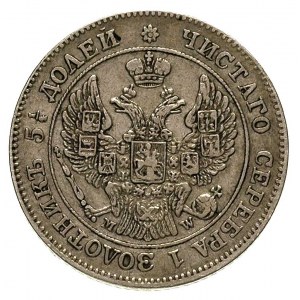 25 kopiejek = 50 groszy 1848, Warszawa, Plage 387, Bitk...
