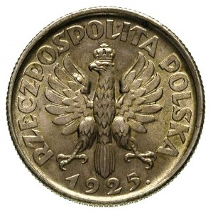 1 złoty 1925, Londyn, Parchimowicz 107 b, delikatna pat...