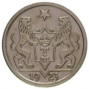 1 gulden 1923, Utrecht, Koga, Parchimowicz 61 c, wybity...