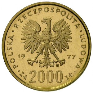 2.000 złotych 1977, Warszawa, Fryderyk Chopin, Parchimo...