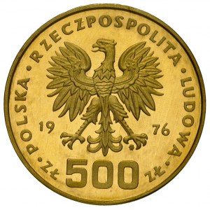 500 złotych 1976, Warszawa, Kazimierz Pułaski, Parchimo...