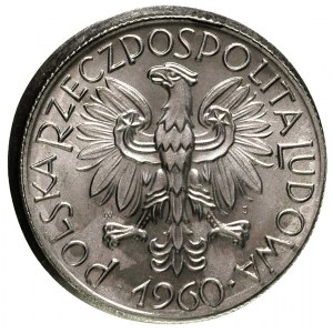 5 złotych 1960, Warszawa, Parchimowicz 220 c, moneta wy...