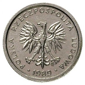 1 złoty 1989, Warszawa, PRÓBA, Parchimowicz P-222 c, na...