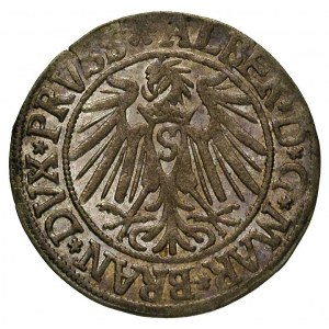 grosz 1540, Królewiec, Bahr. 1173, Neumann 45, patyna