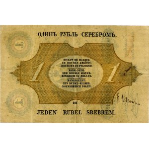 1 rubel srebrem 1866, podpisy: Kruze i Mengden, Miłczak...