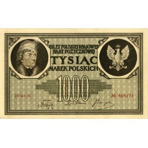 1.000 marek polskich 17.05.1919, III Ser. H, Miłczak 22...