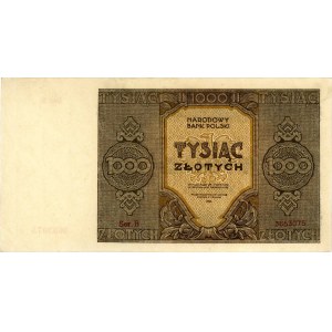 1.000 złotych 1945, seria B, Miłczak 120a
