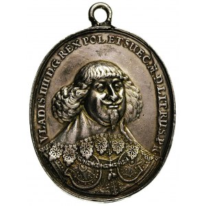 Władysław IV Waza -  medal, Aw: Popiersie trzy czwarte ...
