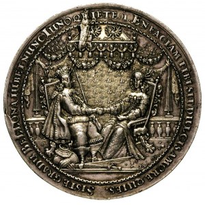 medal zaślubinowy Władysława IV z Marią Ludwiką Mantuań...