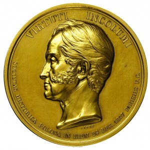 Adam Czartoryski- medal autorstwa Barre’a ofiarowany ks...