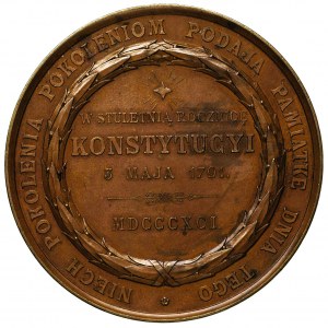 medal na 100-lecie Konstytucji 3 Maja- autorstwa L.Ch.L...