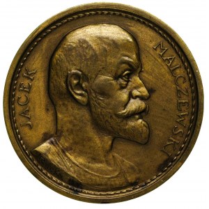 Jacek Malczewski - medal autorstwa J. Raszki 1924 r, Aw...