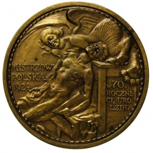 Jacek Malczewski - medal autorstwa J. Raszki 1924 r, Aw...