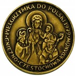 Jan Paweł II - komplet medali z pierwszej pielgrzymki d...