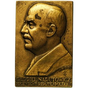 zestaw plakiet Gabriel Narutowicz, Stanisław Wojciechow...