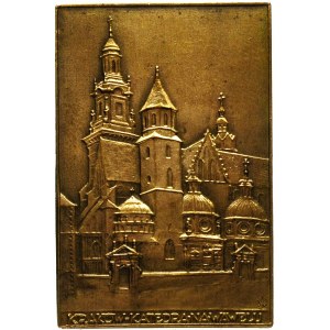 zestaw plakiet Kolumna Zygmunta III i Katedra na Wawelu...