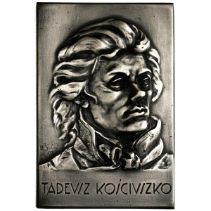 Tadeusz Kościuszko, plakieta sygnowana Wł. Gruberski, 1...