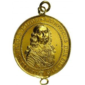 Ludwik Legnicki 1653-1663, medal owalny autorstwa Johan...