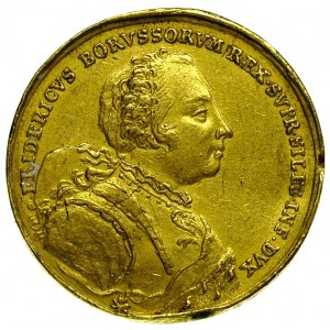 Fryderyk II Wielki 1740-1786, -medal Hołd Śląska 1741, ...