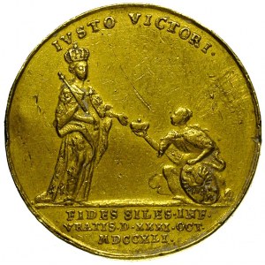 Fryderyk II Wielki 1740-1786, -medal Hołd Śląska 1741, ...