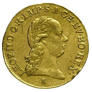 dukat 1791 / E, Karlsburg, Fr. 449, złoto 3.46 g, na aw...