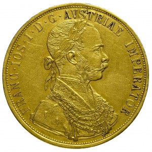 4 dukaty 1911, Wiedeń, Fr. 487, złoto 13,93 g