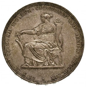 2 guldeny pamiątkowe 1879, Wiedeń, moneta wybita dla uc...