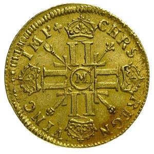 louis d’or 1701 / M Tuluza, Aw: Głowa i napis wokoło, R...