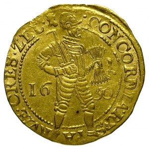 dwudukat 1650, Zelandia, Delmonte 881, Fr. 306, złoto, ...
