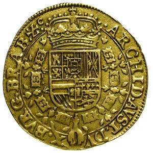 Filip IV 1621-1665, podwójny suweren d’or 1647, Bruksel...