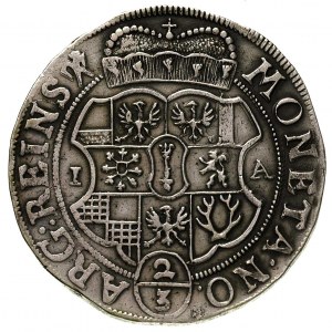 2/3 talara (gulden) 1676  / I - A, Regenstein, Schr. 35...