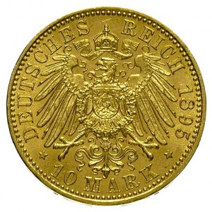 10 marek 1895 / A, Berlin, J. 104, Fr. 3835, złoto 3.99...