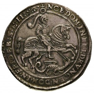 Karol Adam 1655-1660, talar 1657, Aw: Tarcza herbowa i ...
