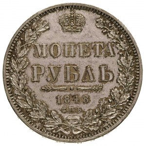 rubel 1848, Petersburg, Bitkin 213