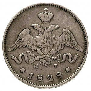 zestaw monet 25 kopiejek 1828, 1849, 1851, 1857, 1860, ...