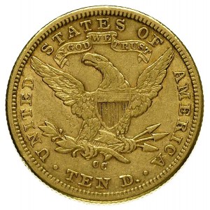 10 dolarów 1881 / CC, Carson City, Fr. 161, złoto 16.64...