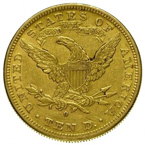 10 dolarów 1881 / O, Nowy Orlean, Fr. 159, złoto 16.69 ...