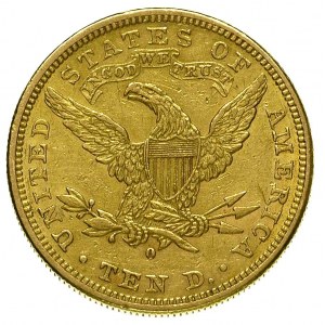 10 dolarów 1882 / O, Nowy Orlean, Fr. 159, złoto 16.67 ...